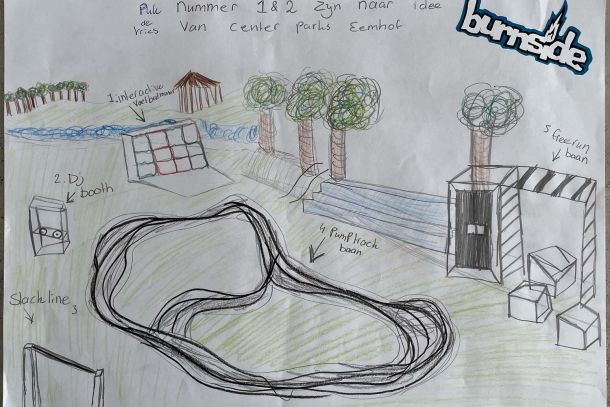 Prachtige ontwerpen en schetsen van de jeugd