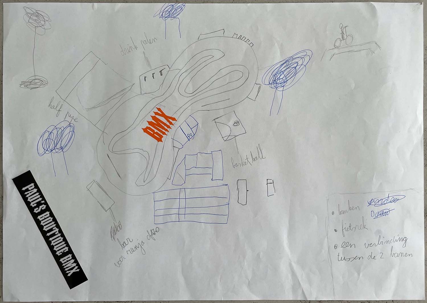 Prachtige ontwerpen en schetsen van de jeugd