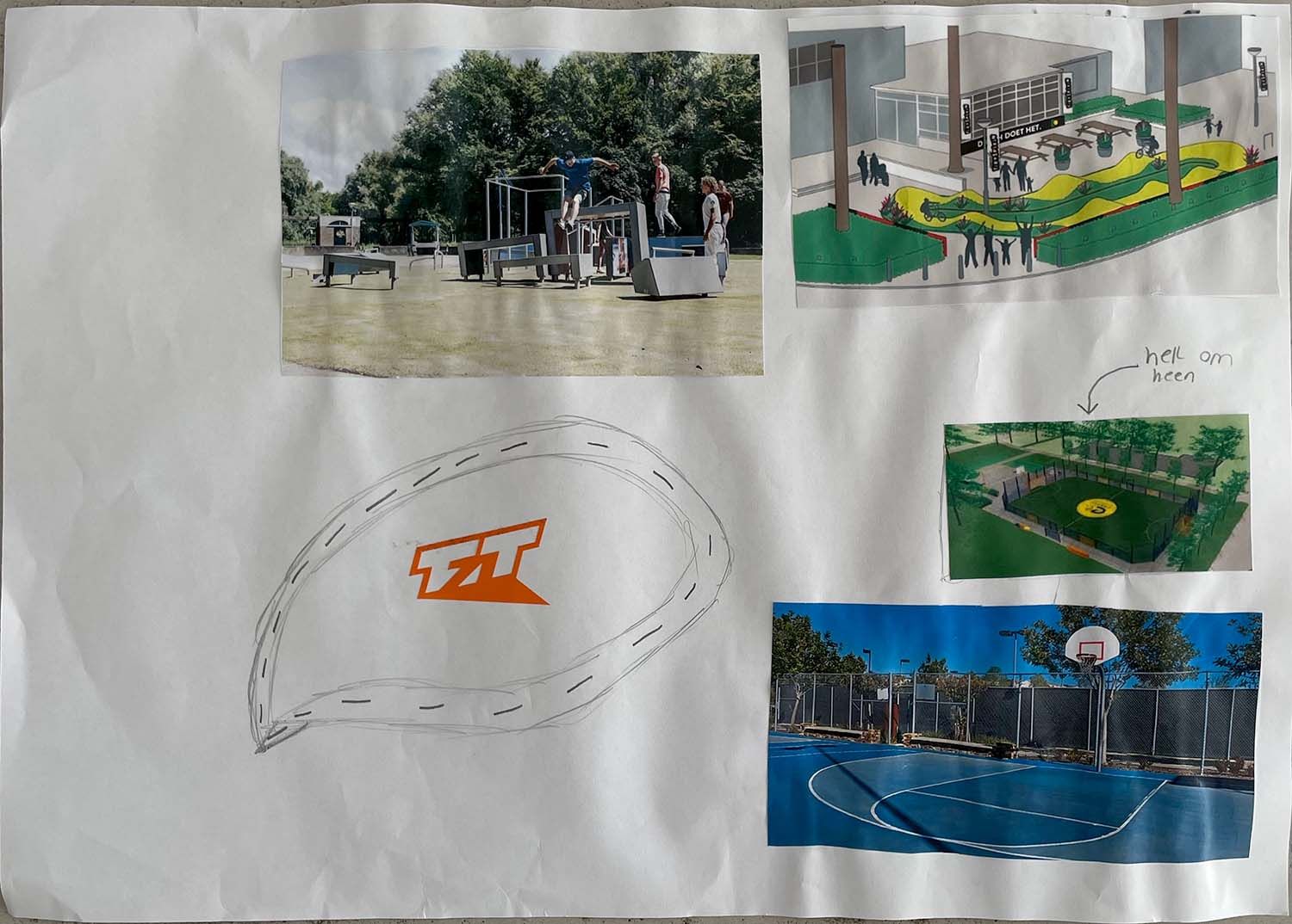 Prachtige ontwerpen en schetsen van de jeugd